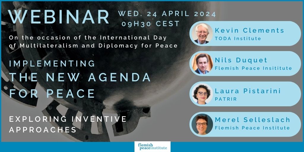 WEBINAR: Implementing the New Agenda for Peace: Exploring inventive approaches